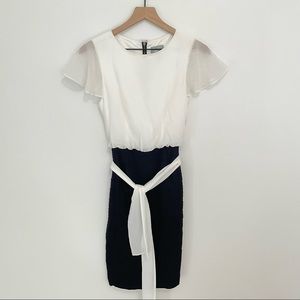 MAEVE by Anthro Black & White Dress Size 2